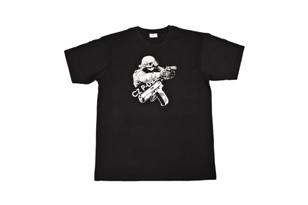 CZ P-09 Cotton T-Shirt in Black