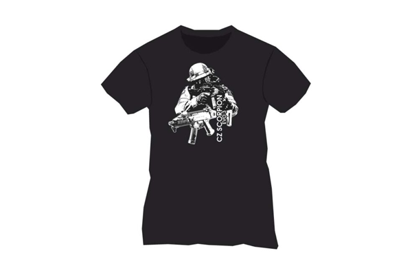 CZ Scorpion EVO 3 S1 T-Shirt in Black
