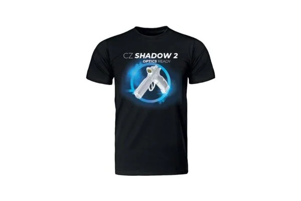 CZ Shadow 2 Blue Optics Ready T-Shirt in Black